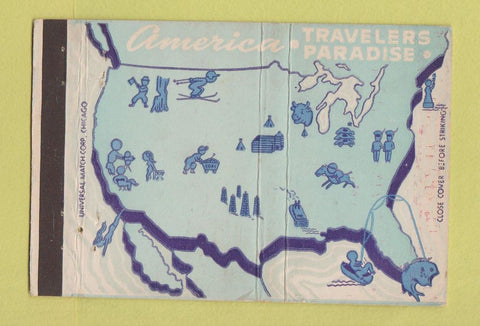 Matchbook Cover - Interstate Company News Stands 40 Strike