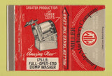Matchbook Cover - Miller Laundry Machine Company Detroit MI 40 Strike