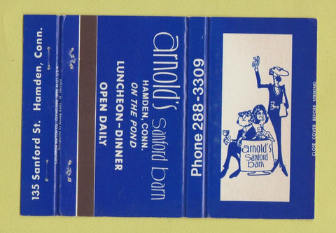 Matchbook Cover - Arnold's Sanford Barn Hamden CT 40 Strike