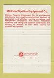 Matchbook Cover - Midcon Pipeline Equipment Houston TX 40 Strike