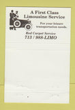 Matchbook Cover - Cavatore Italian Restaurant Houston TX 40 Strike