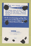 Matchbook Cover - Insurance George Chamberlain Good Thunder MN WEAR 40 Strike