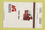 Matchbook Cover - Datsun Fork Lifts 40 Strike