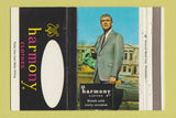 Matchbook Cover - Harmony Men's Clothes Philadelphia PA 40 Strike