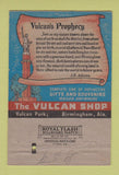 Matchbook Cover - Vulcan Shop Park Birmingham AL Iron Man 40 Strike