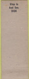 Matchbook Cover - Riedel's Grocery Upper Sandusky OH green