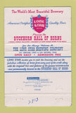 Matchbook Cover - Lone Star Beer San Antonio TX Buckhorn Horns WEAR 40 Strike
