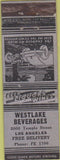 Matchbook Cover - Westlake Beverages Los Angeles CA WEAR