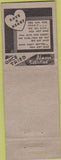 Matchbook Cover - Westlake Beverages Los Angeles CA WEAR