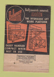 Matchbook Cover - Ballymore Lifts Steel Wayne PA 40 Strike