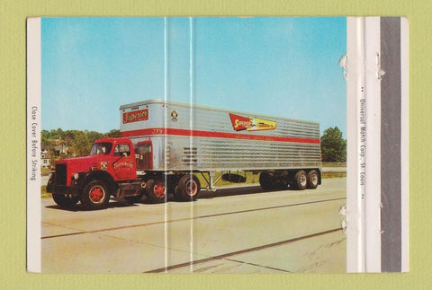Matchbook Cover - Superior Trucking Full Length 40 Strike