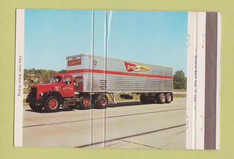 Matchbook Cover - Superior Trucking WEAR 40 Strike