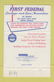Matchbook Cover - First Federal Savings Griffin GA 40 Strike