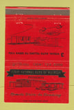 Matchbook Cover - First National Bank Weirton WV 40 Strike