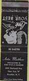 Matchbook Cover - Artie Matthew Hair Style Brooklyn NY Girlie