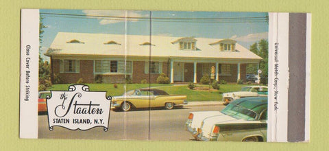 Matchbook Cover - The Staaten Staten Island NY Full Length 30 Strike