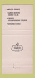 Matchbook Cover - Crystal Springs Golf Club Pineville NC 30 Strike