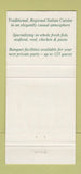 Matchbook Cover - Cafe Aldo Lamberti Cherry Hill NJ 30 Strike