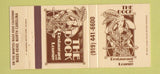 Matchbook Cover - The Dock Restaurant Lounge Nags Head NC 30 Strike