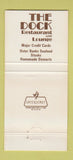 Matchbook Cover - The Dock Restaurant Lounge Nags Head NC 30 Strike