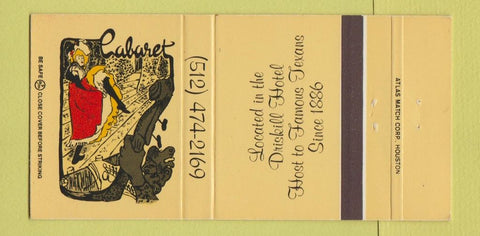 Matchbook Cover - Cabaret Austin TX 30 Strike