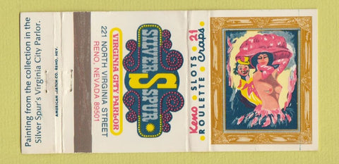 Matchbook Cover - Silver Spur Casino Reno NV WEAR 30 Strike