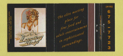 Matchbook Cover - Landing Strip Strip Club girlie Toronto ON 30 Strike