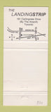 Matchbook Cover - Landing Strip Strip Club girlie Toronto ON 30 Strike