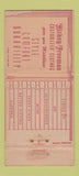 Matchbook Cover - Hickey Freeman Men's Clothes Indianapolis IN 30 Stick