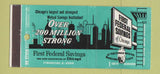 Matchbook Cover - First Federal Savings Chicago IL 30 Stick
