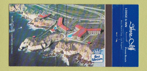 Matchbook Cover - Shore Cliff Pismo Beach CA Best Western 30 Strike