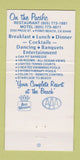Matchbook Cover - Shore Cliff Pismo Beach CA Best Western 30 Strike