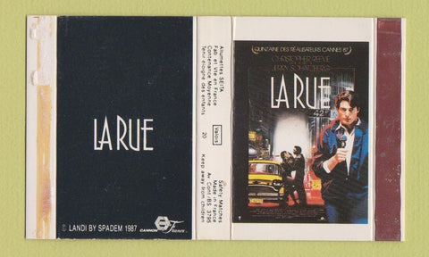 Matchbox - La Rue Movie Christopher Reeve French 1987