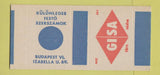 Matchbox - Gisa Tools? Hungary Hungarian