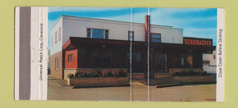 Matchbook Cover - Schumacher Lumber Hartville OH 30 Strike