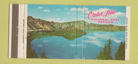 Matchbook Cover - Crater Lake National Park OR WEAR 30 Strike