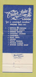 Matchbook Cover - Crater Lake National Park OR WEAR 30 Strike