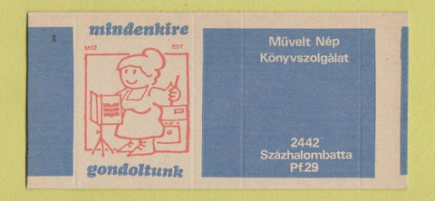 Matchbox - Mindenkire Gondoltunk Hungary Hungarian