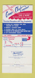 Matchbook Cover - Como Club Resort Houston TX 30 Strike