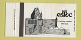 Matchbook Cover - Cafe Estoc St Louis QC WEAR 30 Strike