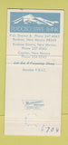 Matchbook Cover - Ruidoso State Bank NM Capitan 30 Strike