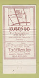 Matchbook Cover - Journey's End Willows Inn Marietta GA  30 Strike