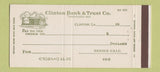 Matchbook Cover - Clinton Bank and Trust Clinton LA 30 Strike