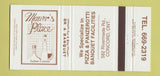 Matchbook Cover - Mauro's Place Concord ON pizza Italian 30 Strike
