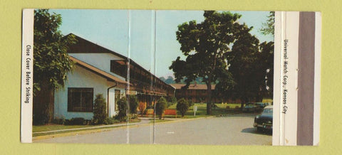 Matchbook Cover - The Monterey Motor Lodge Excelsior Springs MO 30 Strike