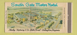 Matchbook Cover - South Gate Motor Hotel Arlington VA 30 Strike