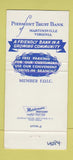 Matchbook Cover - Piedmont Trust Bank Martinsville VA #2 30 Strike