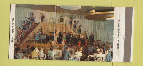 Matchbook Cover - New Nixon Restaurant Pittsburgh PA 30 Strike