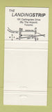 Matchbook Cover - Landing Strip Strip Club girlie Toronto ON 30 Strike
