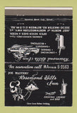 Matchbook Cover - Rosemond Hills Inn Detroit? MI WEAR 40 Strike
